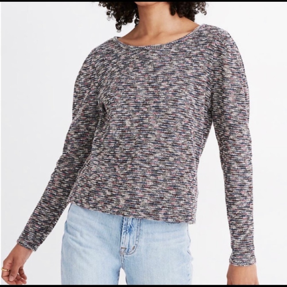 Madewell Multicolor Crewneck Sweater